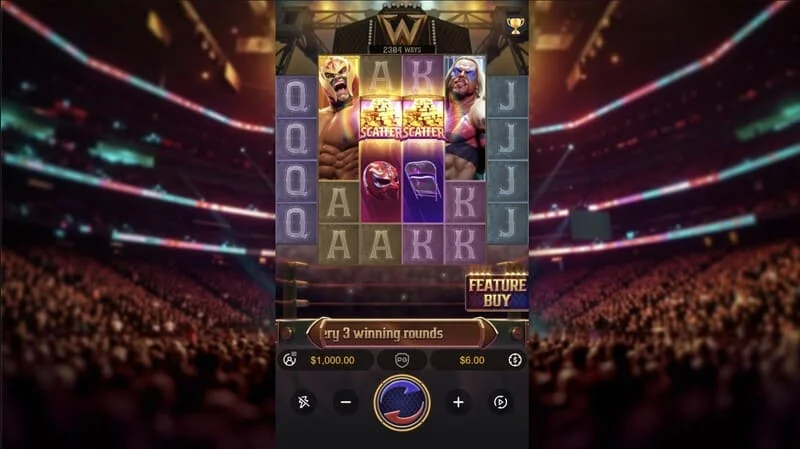 Reel Royale Showdown - หน้าจอเกมที่เดิมพันสูง