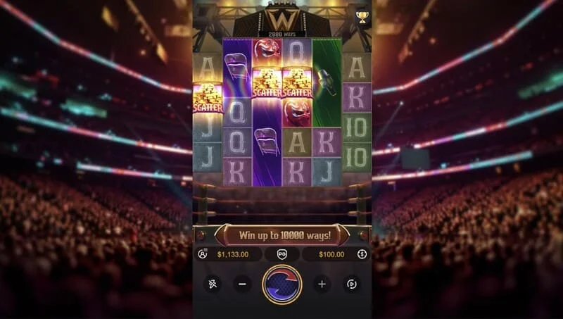 Reel Royale Showdown - สี่ Scatter, ทริกเกอร์รอบโบนัส